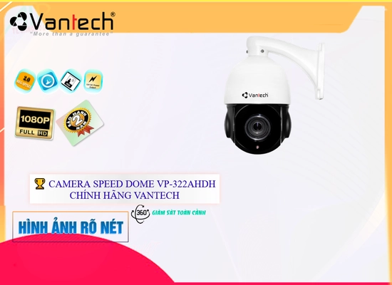 Lắp đặt camera tân phú Camera VanTech VP-322AHDH Tiết Kiệm ❇ 