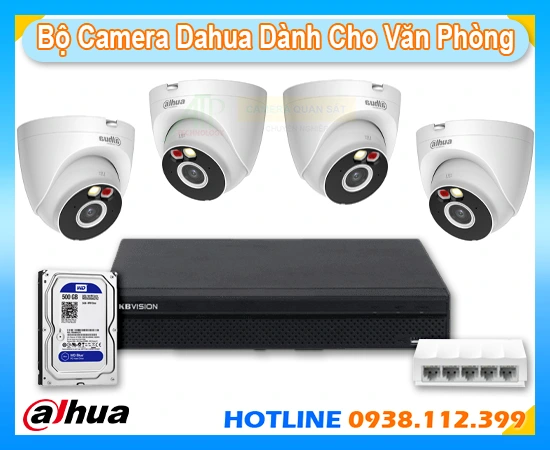 Lắp đặt camera Bộ Camera IP WIFI Dahua Văn Phòng Giá Rẻ