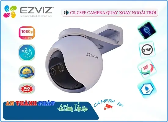 Lắp đặt camera tân phú ✲  Camera Giá Rẻ Wifi Ezviz CS-C8PF Không Dây IP Giá tốt