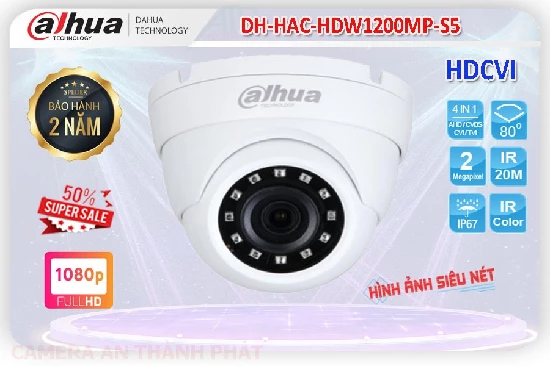 Lắp đặt camera tân phú ✨ Camera DH-HAC-HDW1200MP Hình Ảnh Đẹp