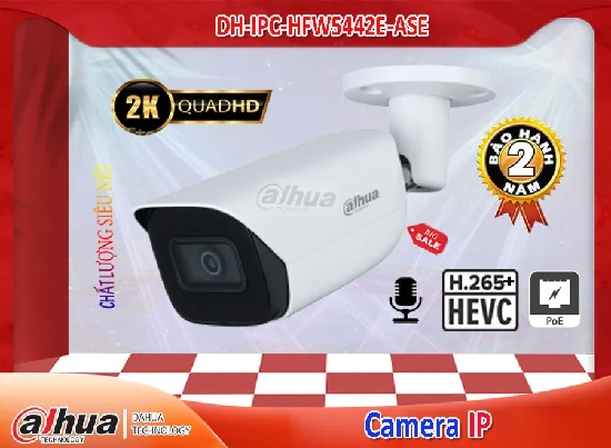 Lắp đặt camera tân phú Camera  Dahua Giá rẻ DH-IPC-HFW5442E-ASE
