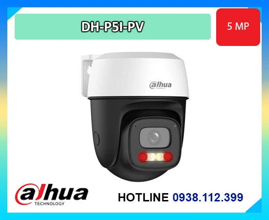 Lắp đặt camera Camera IP PT WiFi 5MP Dahua DH-P5I-PV