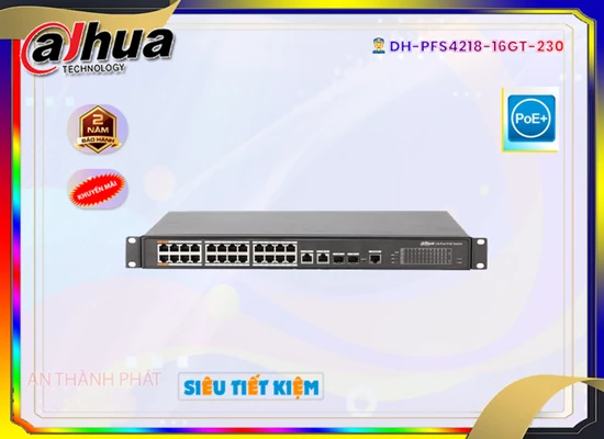 Lắp đặt camera tân phú Switch Thiết bị nối mạng Hãng Dahua DH-PFS4226-24ET-240