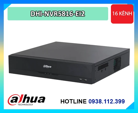 Lắp đặt camera Đầu ghi hình camera IP 16 kênh Dahua DHI-NVR5816-EI2