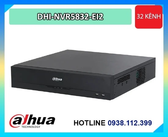 Lắp đặt camera Đầu ghi hình camera IP 32 kênh Dahua DHI-NVR5832-EI2