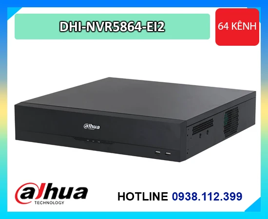 Lắp đặt camera Đầu ghi hình camera IP 64 kênh Dahua DHI-NVR5864-EI2