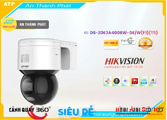Lắp đặt camera tân phú Camera  Hikvision Chất Lượng DS-2DE2C400SCG-E