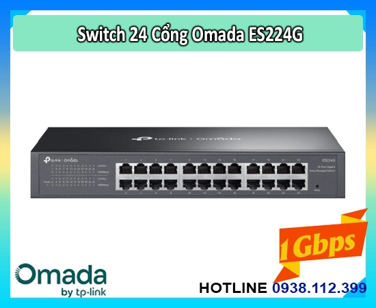 Lắp đặt camera Switch Managed ES224G PoE
