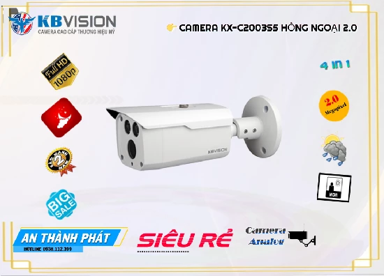 Lắp đặt camera tân phú ❇  Camera KX-C2003S5 Thiết kế Đẹp