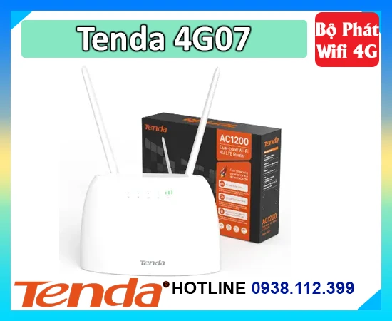 Lắp đặt camera Tenda 4G07 Bộ Phát Sim 4G