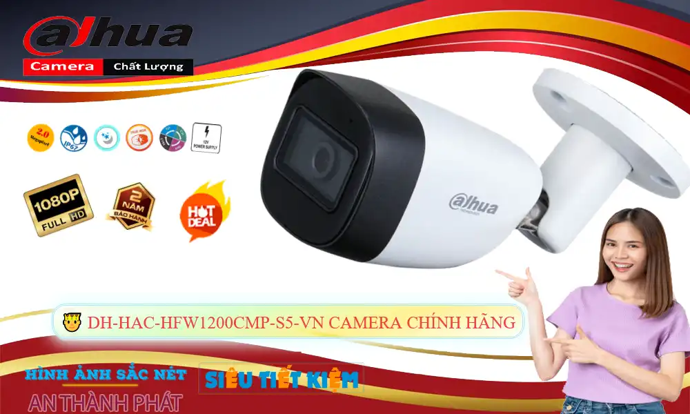 DH-HAC-HFW1200CMP-S5-VN sắc nét Dahua DH-HAC-HFW1200CMP-S5-VN sắc nét Dahua