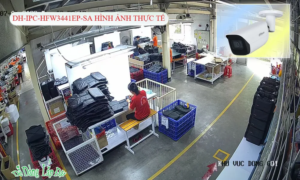 ➠  DH-IPC-HFW3441EP-SA sắc nét Dahua