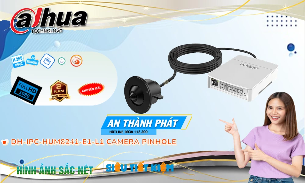 DH-IPC-HUM8241-E1-L1 sắc nét Dahua