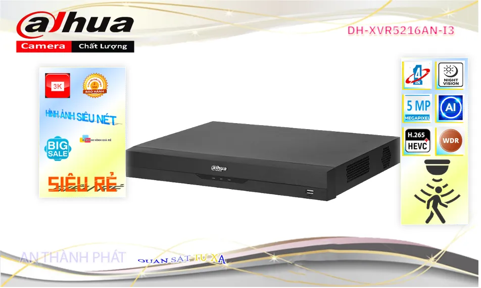 DH-XVR5216AN-I3 sắc nét Dahua DH-XVR5216AN-I3 sắc nét Dahua