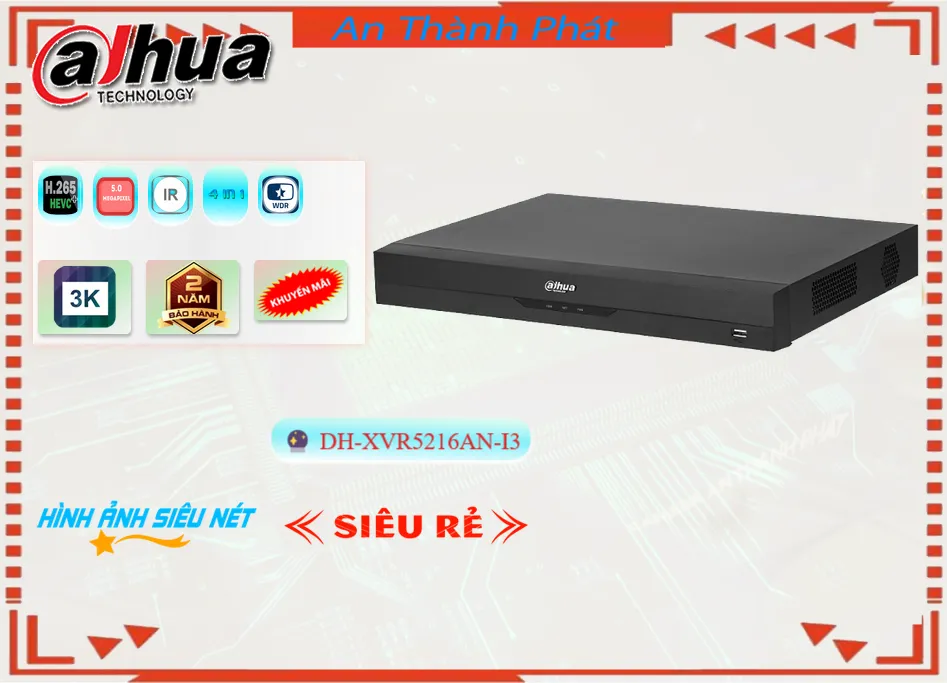 DH-XVR5216AN-I3 sắc nét Dahua DH-XVR5216AN-I3 sắc nét Dahua
