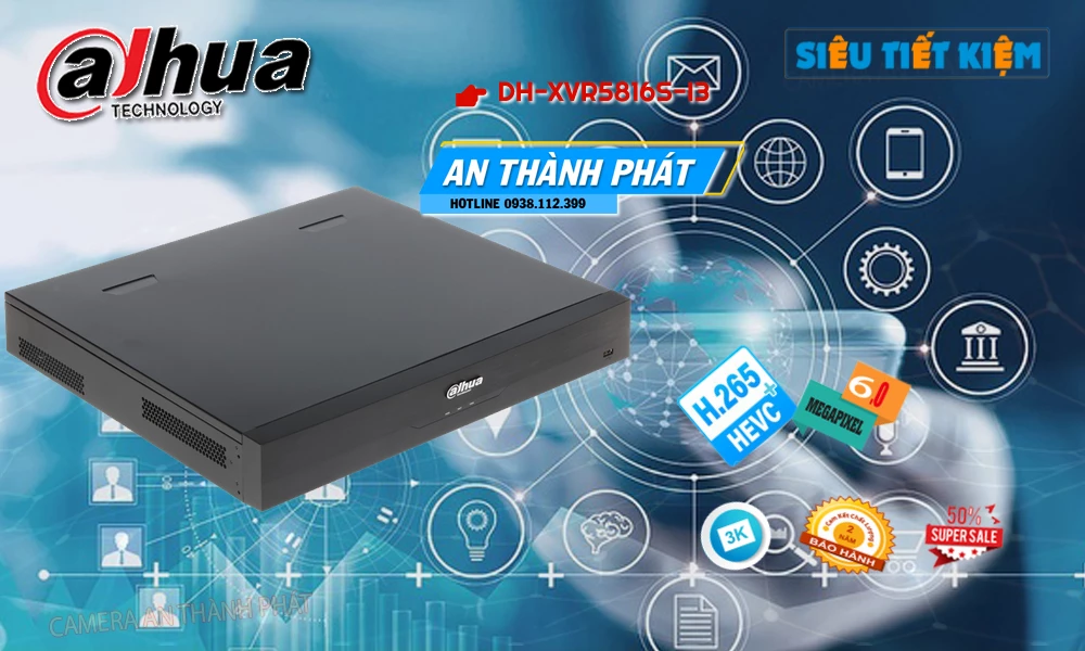 DH-XVR5816S-I3 sắc nét Dahua