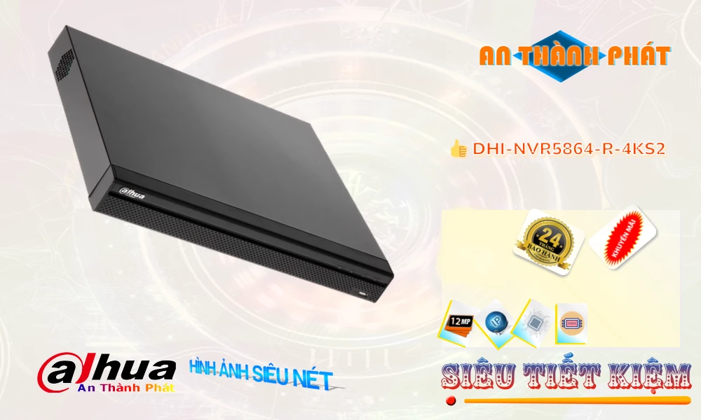 DHI-NVR5864-R-4KS2 sắc nét Dahua DHI-NVR5864-R-4KS2 sắc nét Dahua
