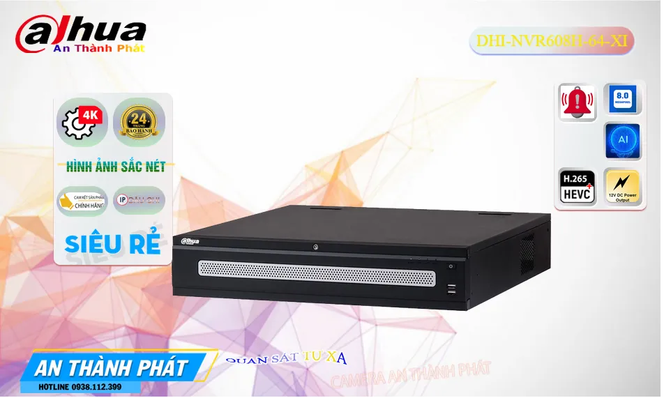 Đầu ghi Dahua DHI-NVR608H-64-XI