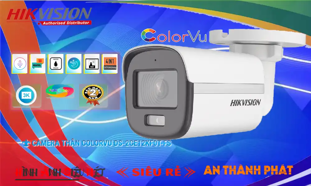 DS-2CE12KF0T-FS sắc nét Hikvision