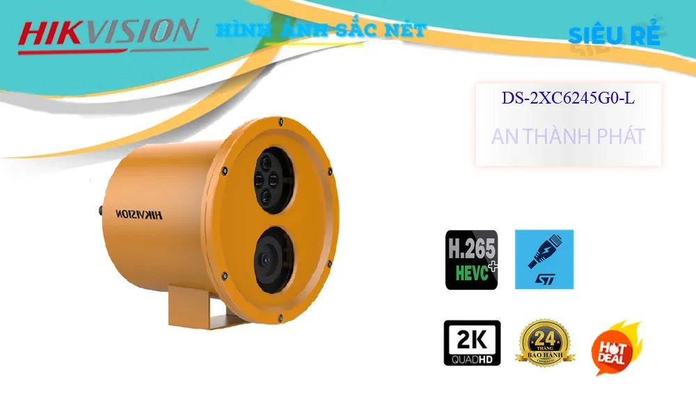 DS-2XC6245G0-L sắc nét Hikvision
