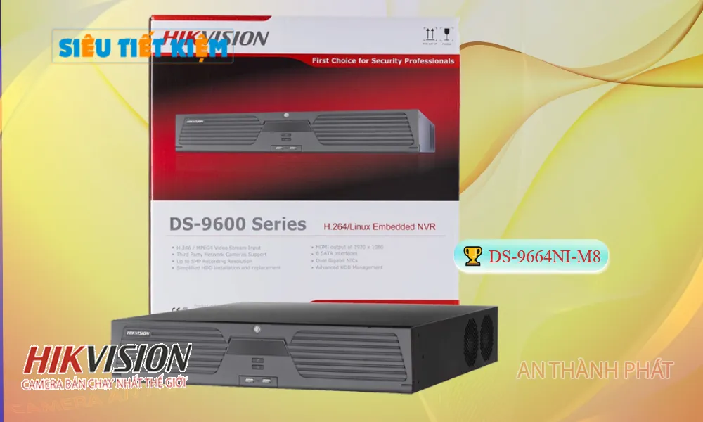 DS-9664NI-M8 sắc nét Hikvision ➠