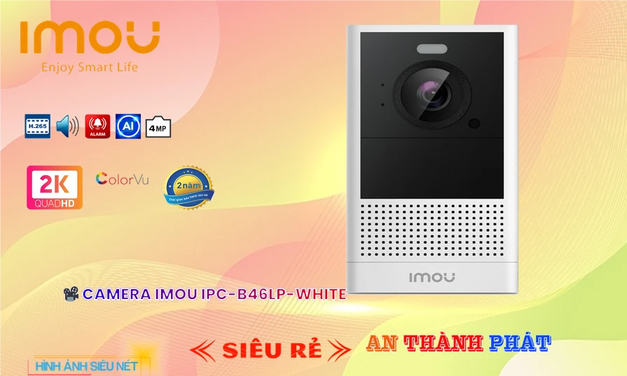 IPC-B46LP-White sắc nét Wifi Imou