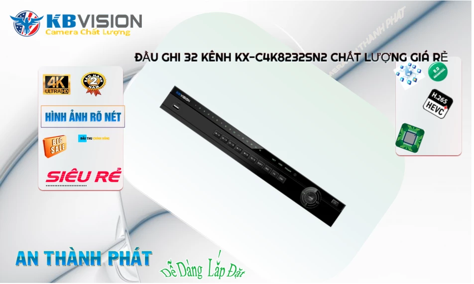 KX-C4K8232SN2 sắc nét KBvision
