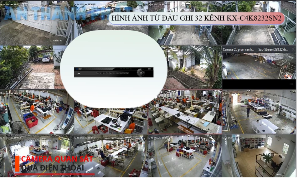 KX-C4K8232SN2 sắc nét KBvision