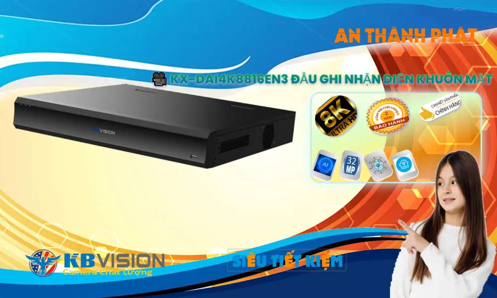 KX-DAi4K8816EN3 sắc nét KBvision