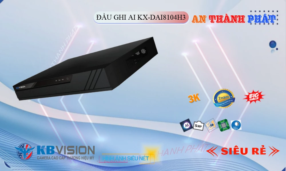 KX-DAi8104H3 sắc nét KBvision
