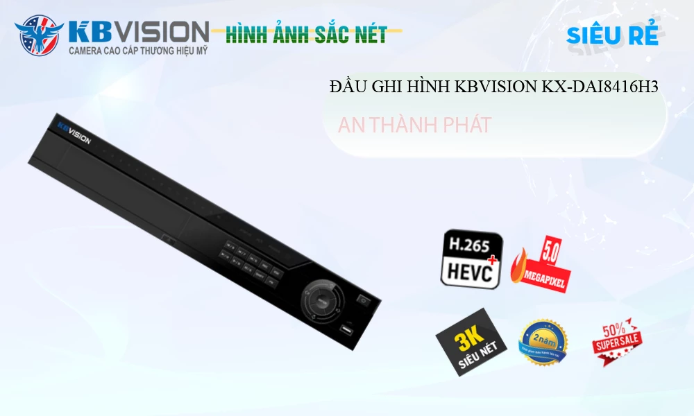 KX-DAi8416H3 sắc nét KBvision