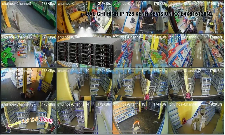 KX-E4K816128N2 sắc nét KBvision KX-E4K816128N2 sắc nét KBvision