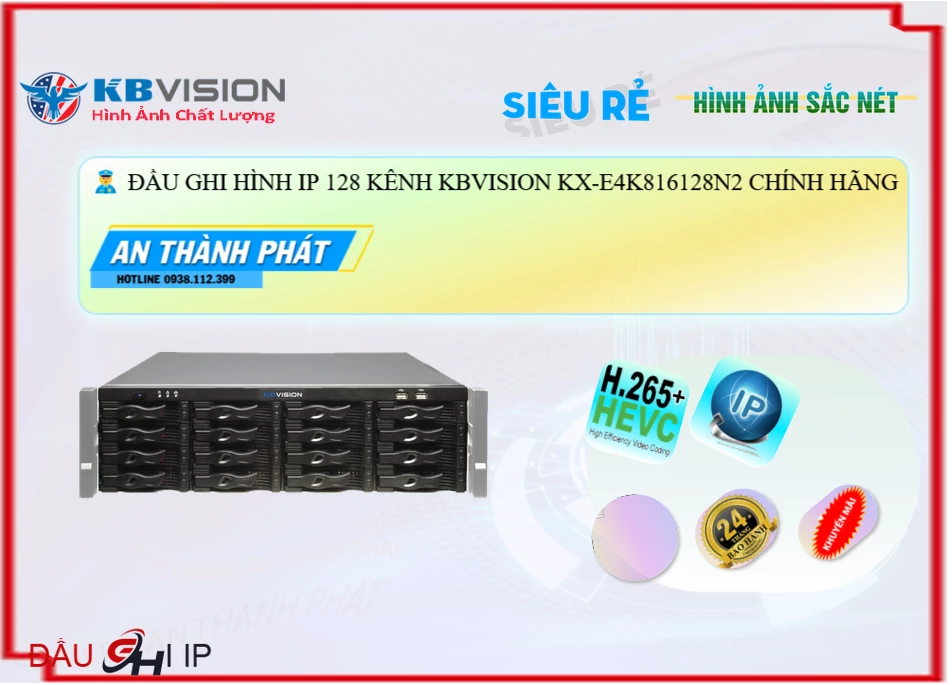 KX-E4K816128N2 sắc nét KBvision KX-E4K816128N2 sắc nét KBvision